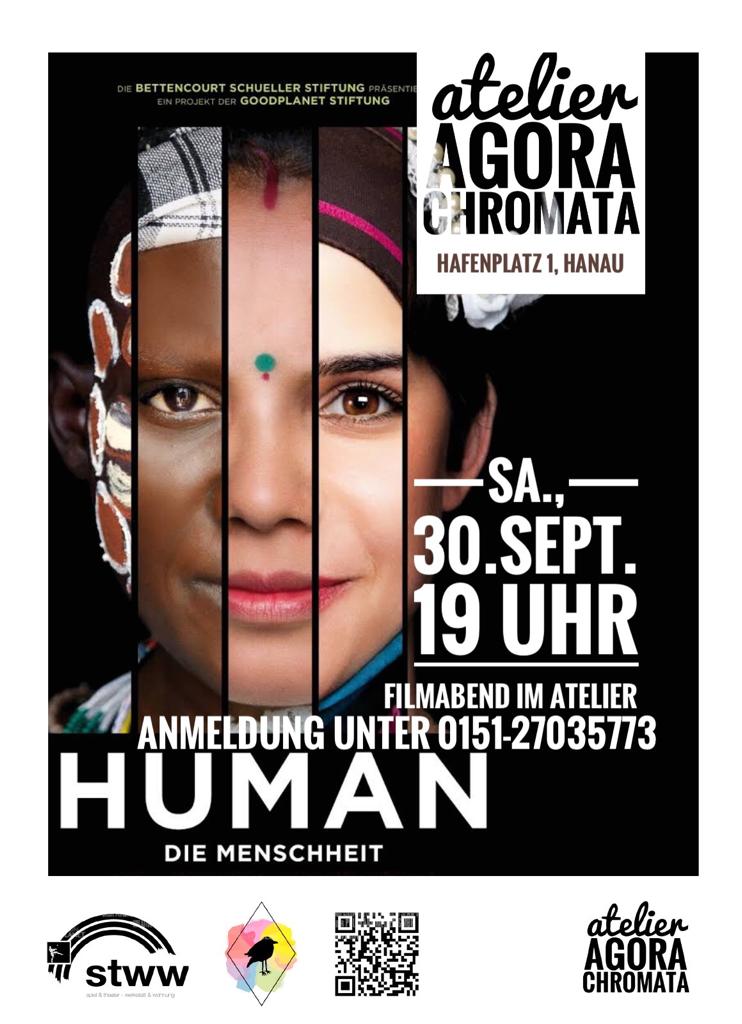 Filmabend "HUMAN" im Atelier