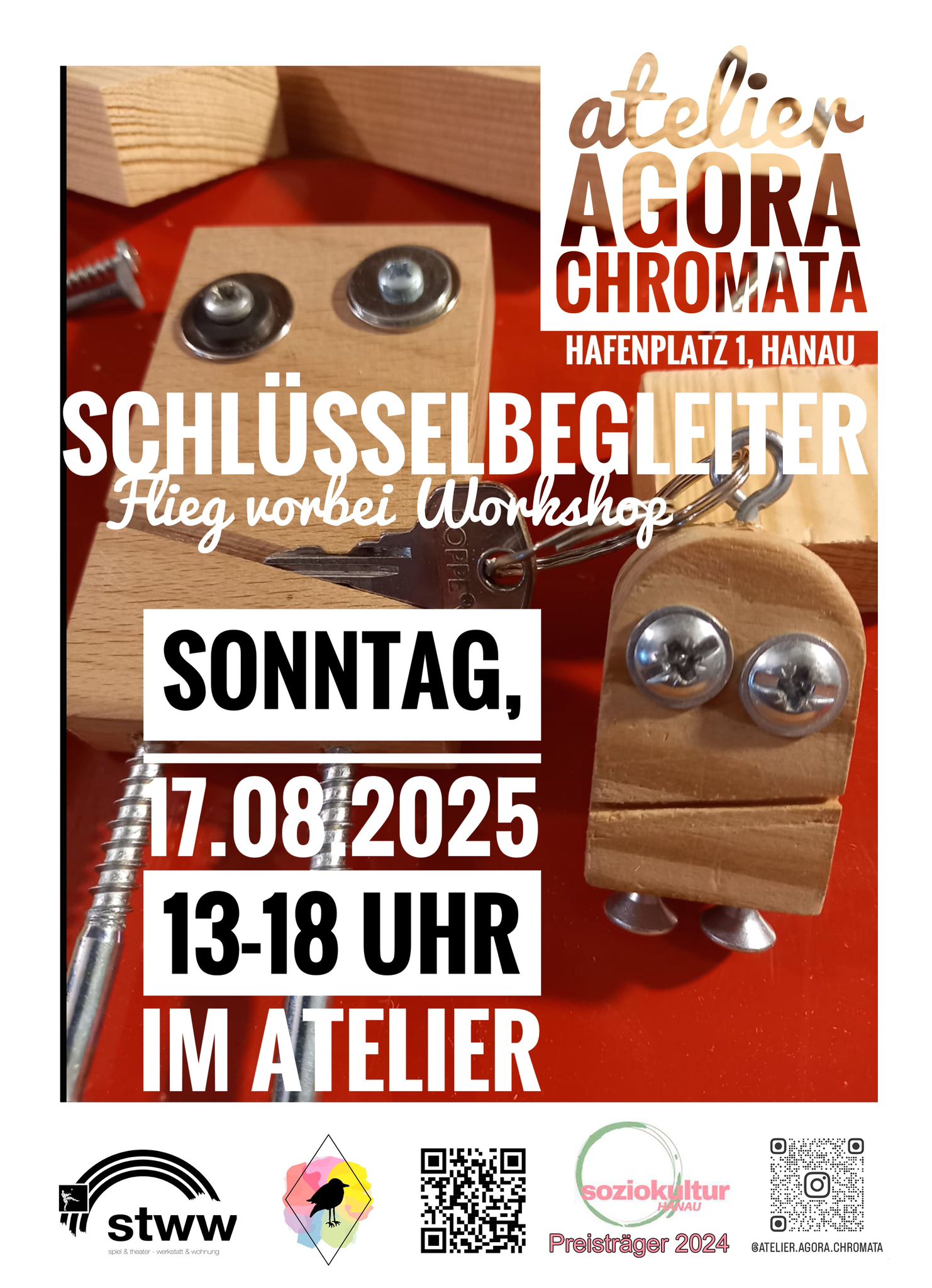 Flieg vorbei Workshop "Schlüsselbegleiter"