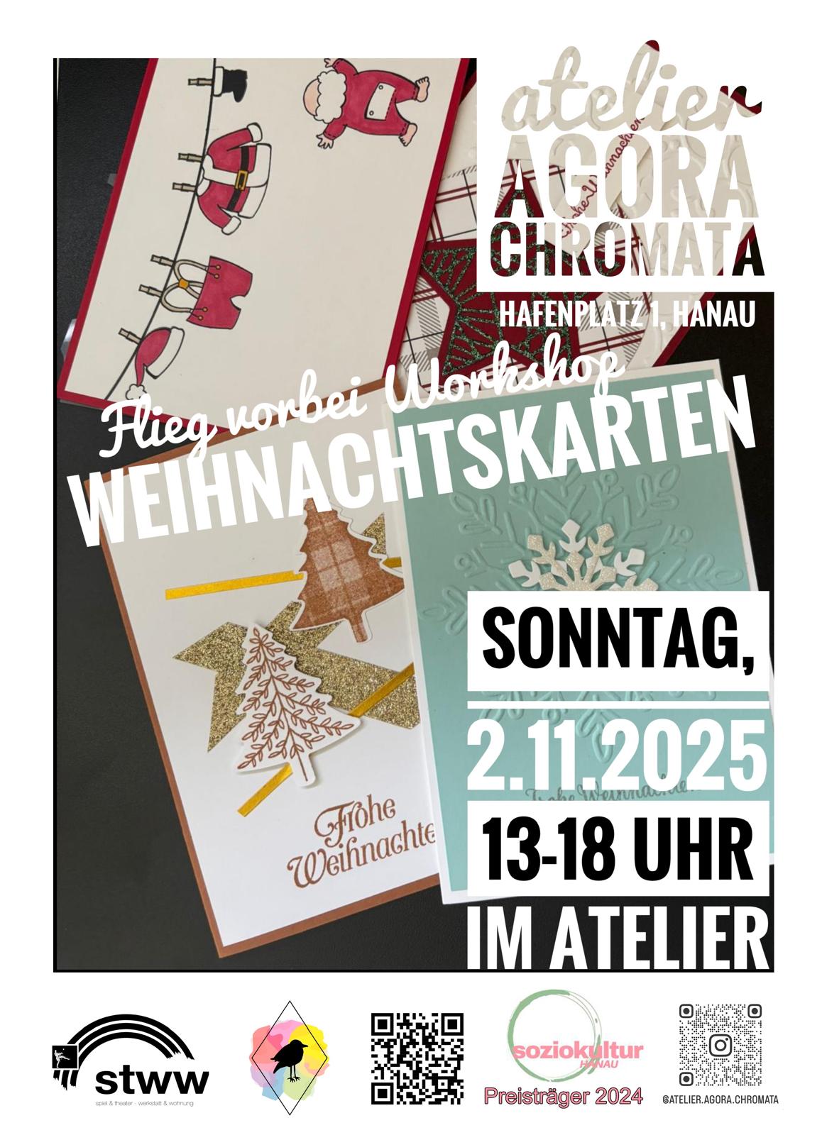 Weihnachtspostkarten gestalten