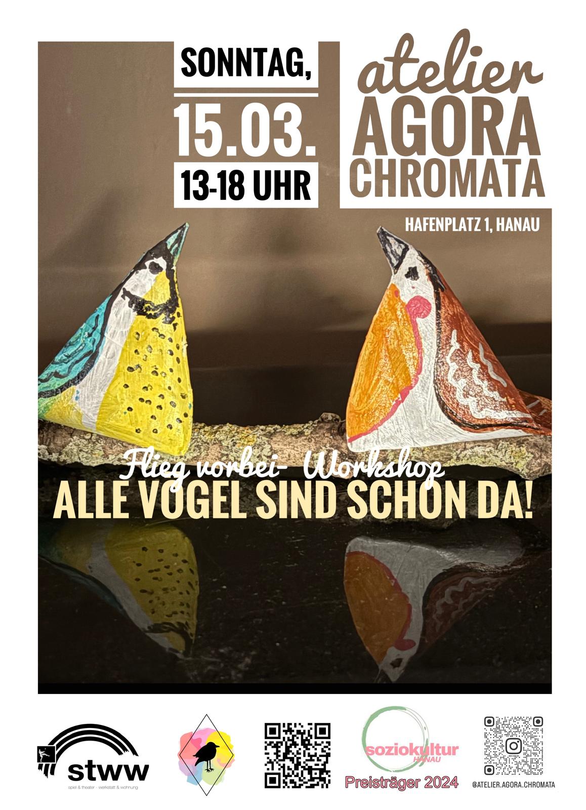 Flieg vorbei Workshop: 
Alle Vögel sind schon da